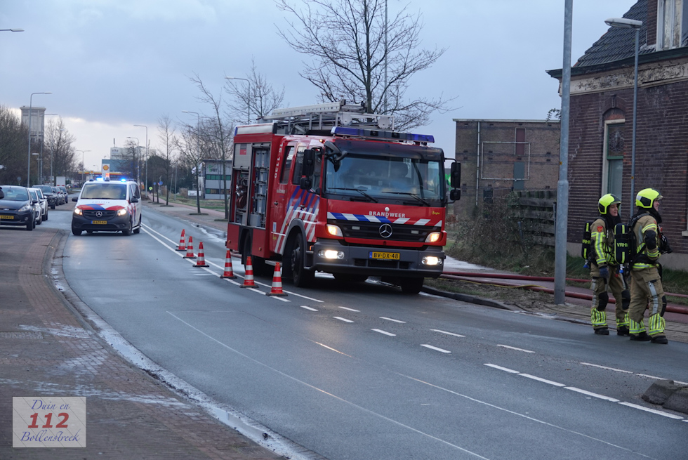 Brand In Vervallen Pand Leidsestraat Hillegom Weg Afgesloten 112