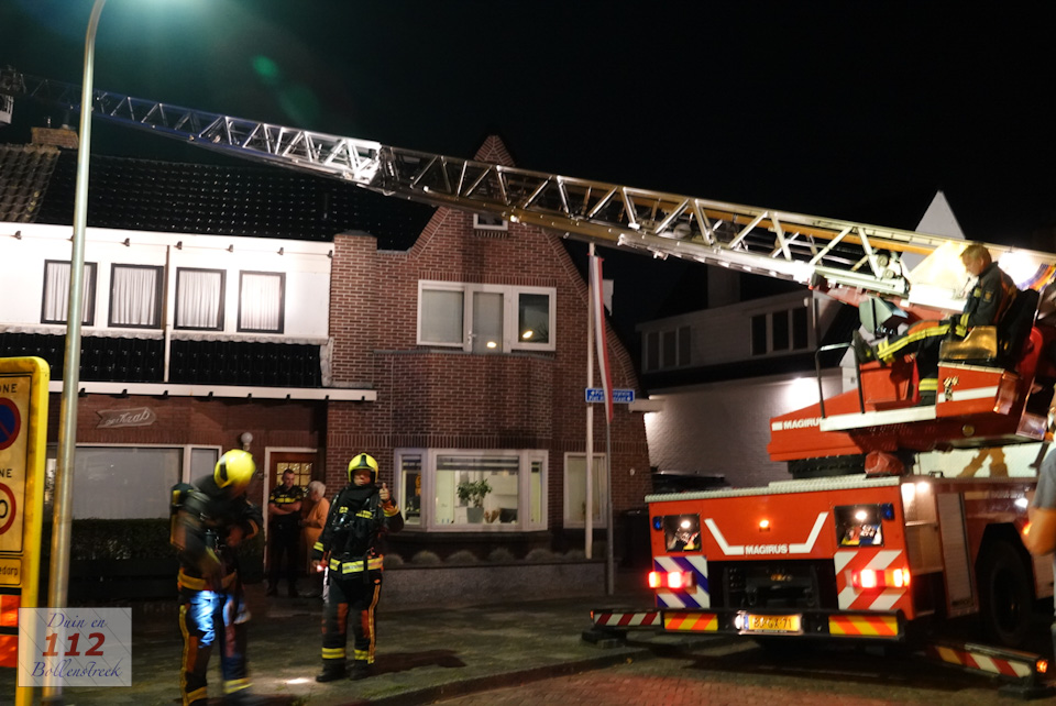 Brandweer rukt uit voor schoorsteenbrand in Noordwijk