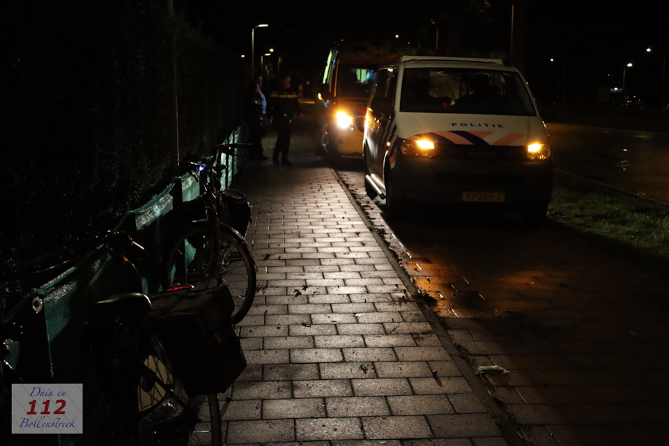 Beschonken fietser botst op boom in Noordwijk