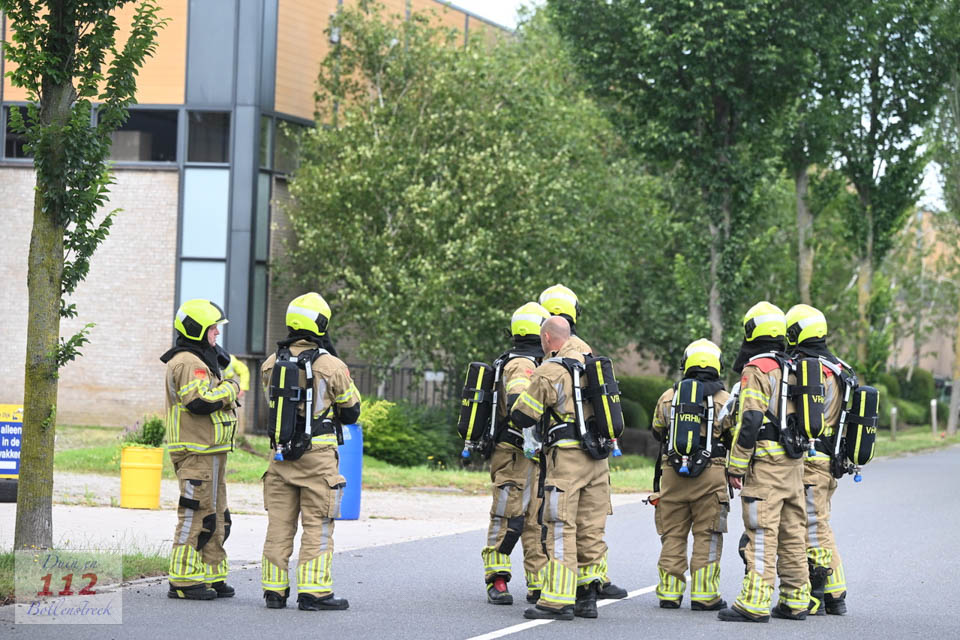 Middel hulpverlening vanwege gaslekkage in Warmond