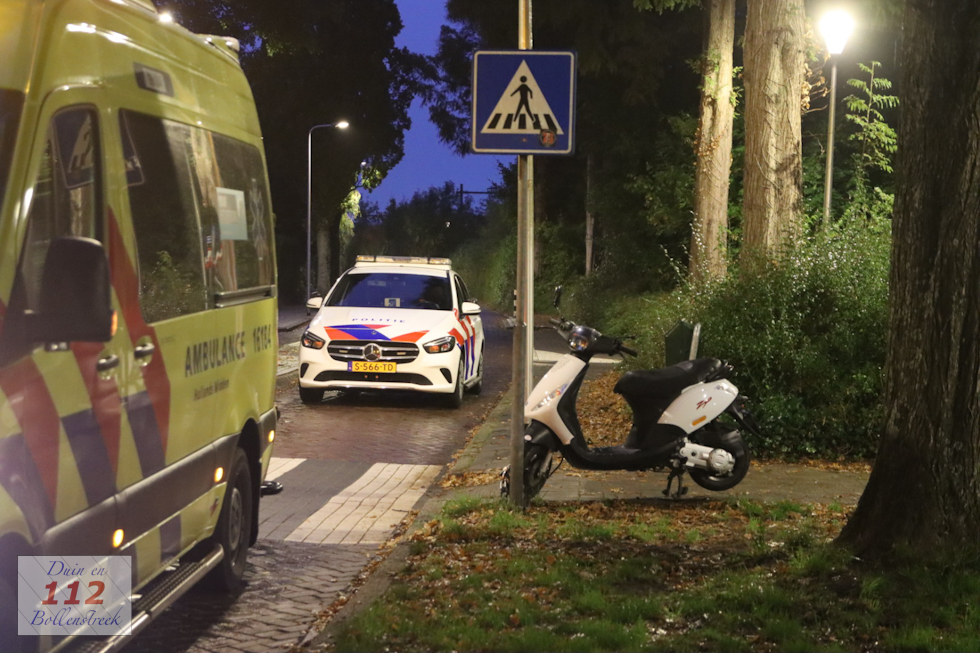 Scooterrijder gewond na botsing met voetganger in Voorhout
