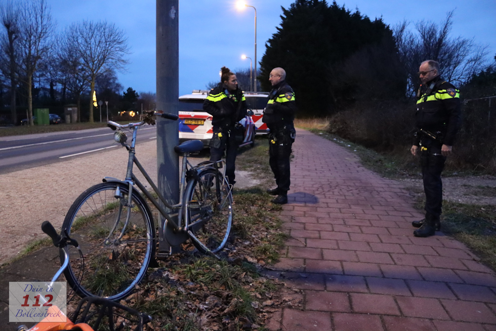 Persoon te water blijkt fiets in greppel in Rijnsburg