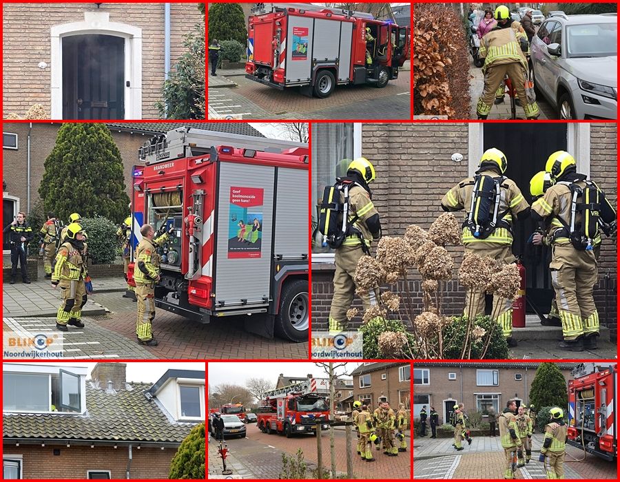 Brandweer rukt uit voor brand in meterkast woning Noordwijkerhout