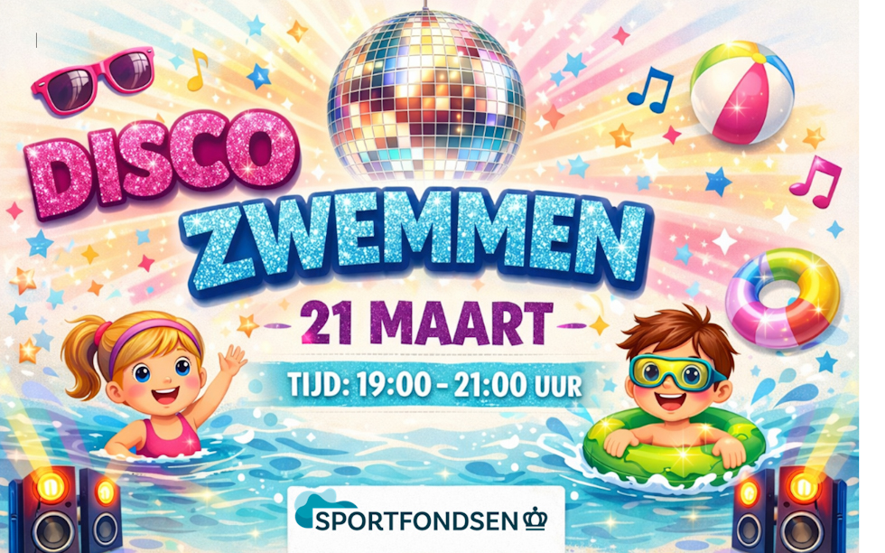 Discozwemmen bij Zwembad BinnenZee Noordwijk