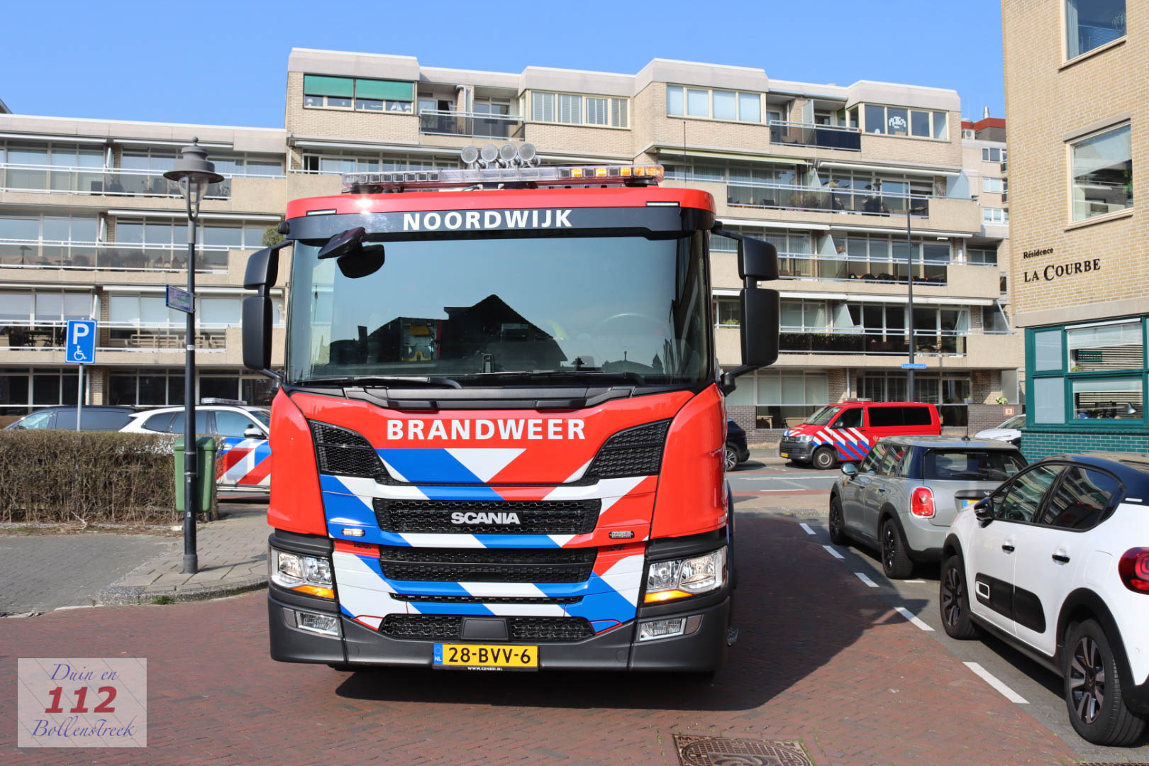 Brandweer rukt uit nadat mogelijk door gasleiding is geboord in pand Noordwijk
