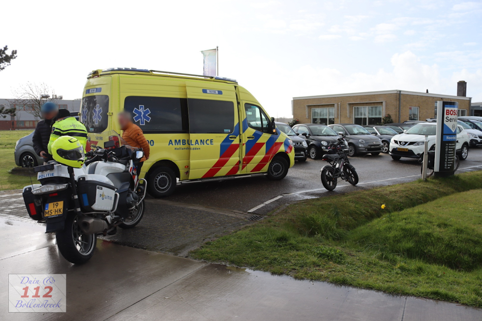 Fatbiker en fietser botsen op Herenweg in Noordwijk