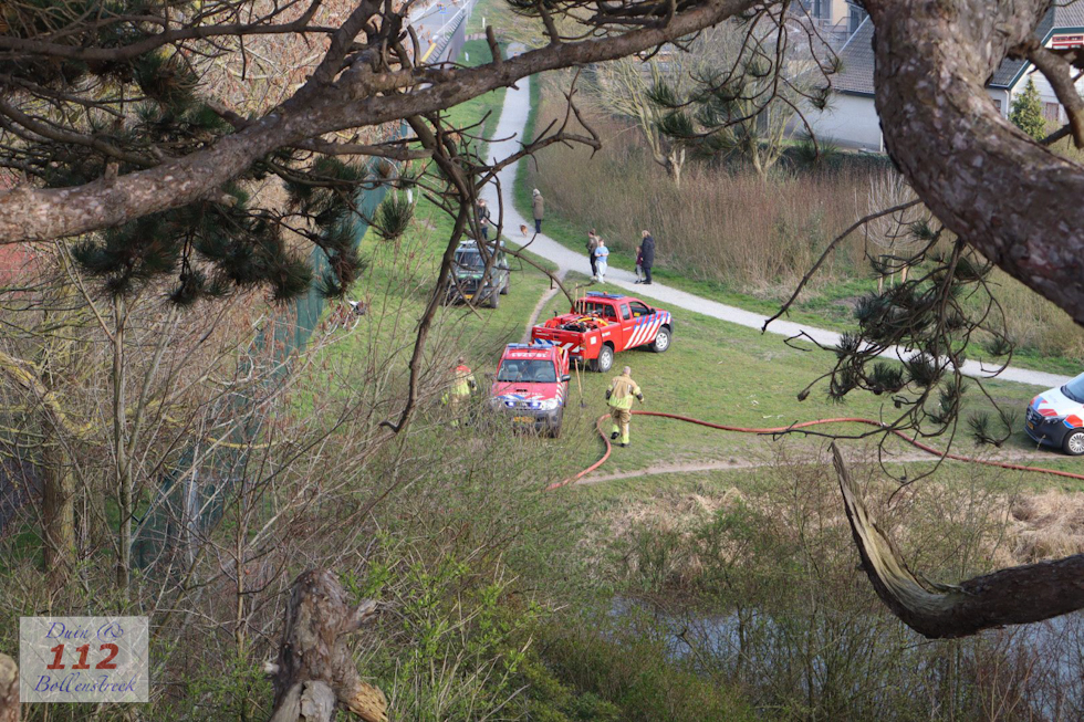 Brandweer blust duinbrandje tussen Katwijk en Noordwijk