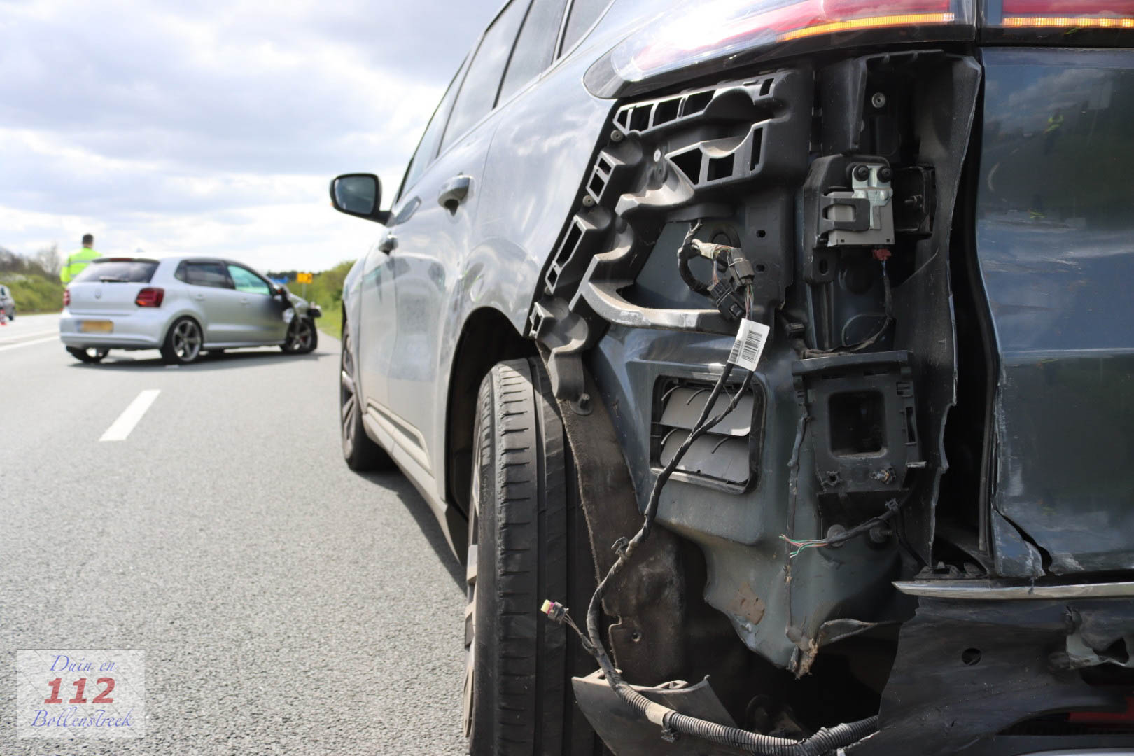 Overstekende babyeendjes veroorzaken ongeval met veel vertraging op N206 in Noordwijkerhout, pulletj