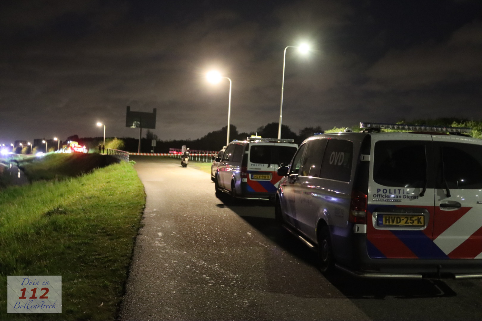 Plaats Delict na aantreffen niet aanspreekbare vrouw op Ambachtsweg Noordwijkerhout [Update: politie]