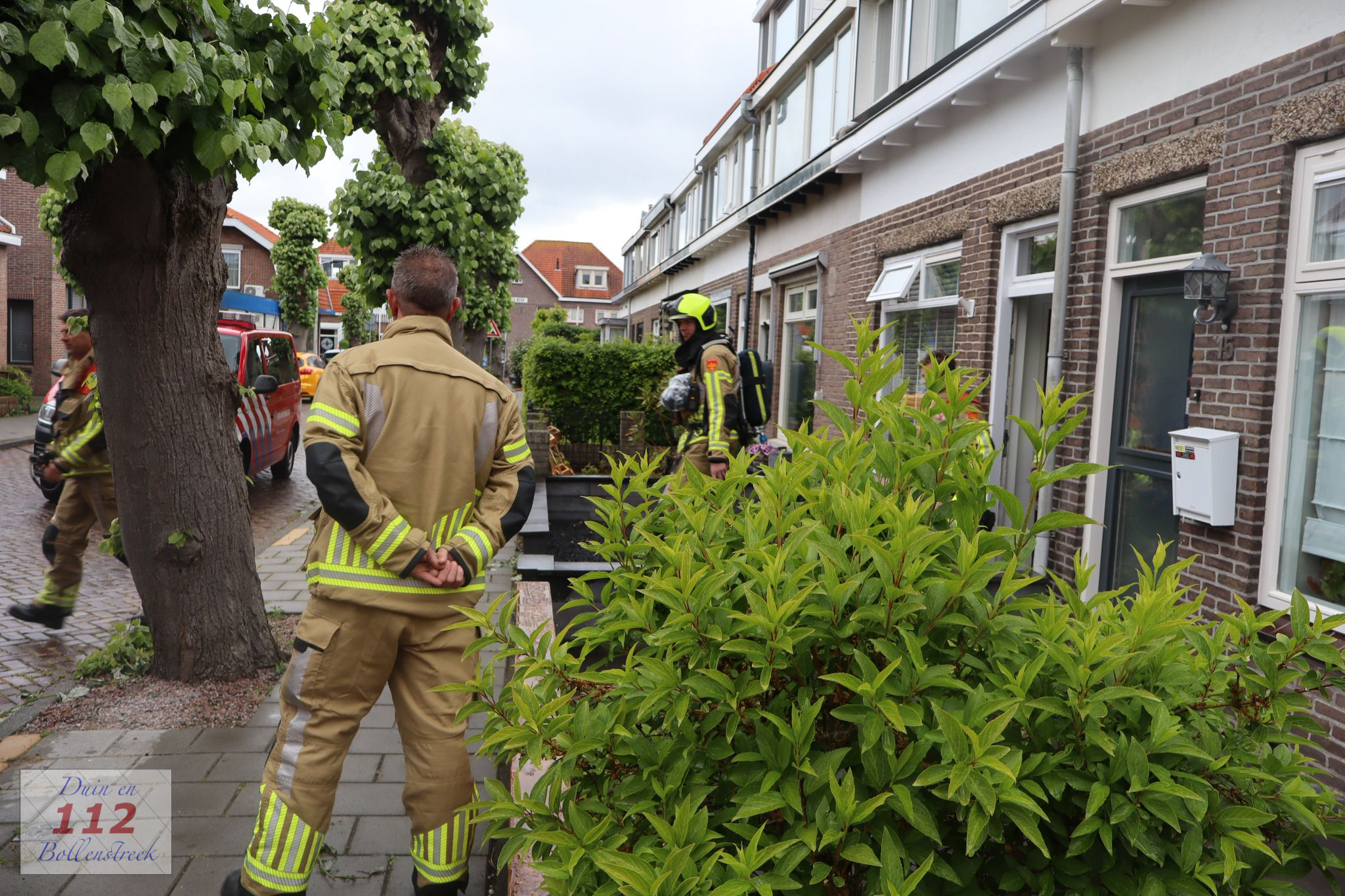 Brandweer rukt uit voor melding van gaslucht in woning Voorhout